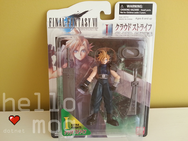 Final Fantasy VII American Cloud Strife Extra Knights Figure