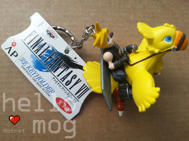 Final Fantasy VII Cloud & Chocobo Keyholder