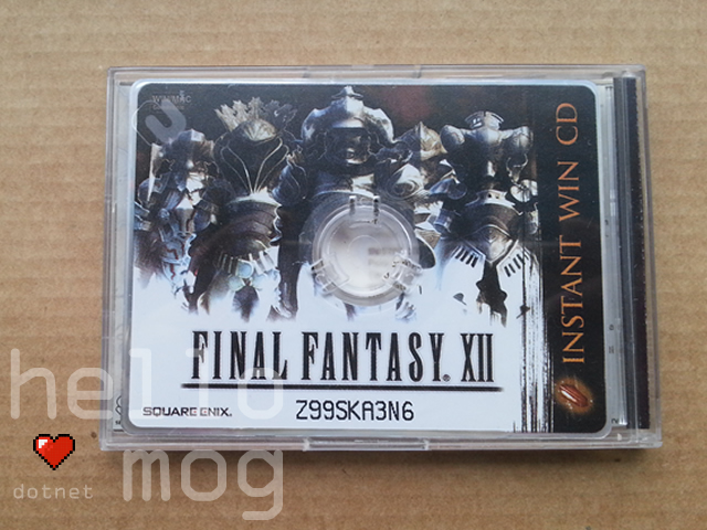 Final Fantasy XII Instant Win CD