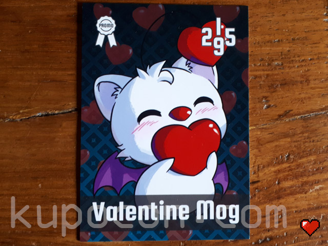 KupoCon TriPom Generation 2 Promo Valentine Mog